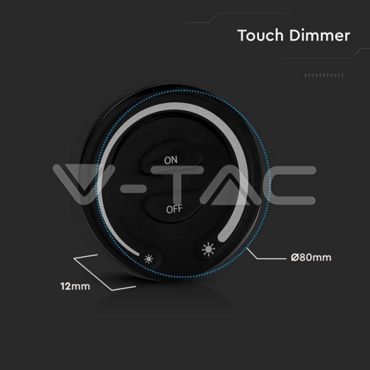 Touch Dimmer Black - 6
