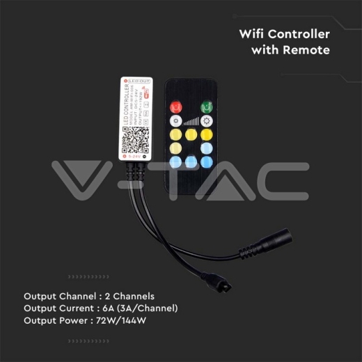 Controlador Wifi con Mando a Distancia 3 en 1 12 Botones - 3