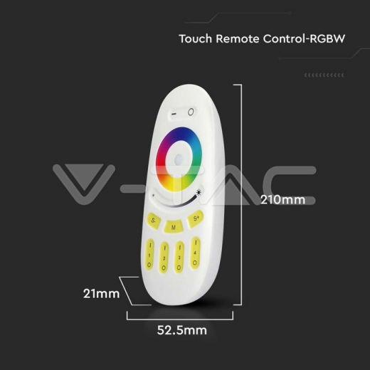 Touch Remote Control RGB + W-White - 5