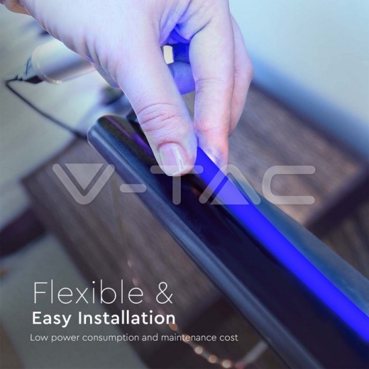 LED COB Strip 320 LED 10W/m. Blue IP67 24V - 4