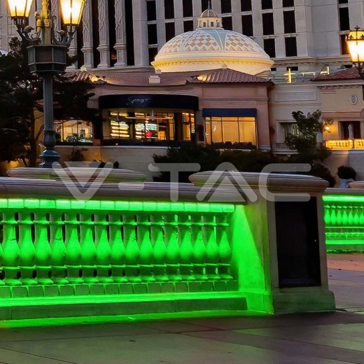 Tira LED COB 320 LED 10W/m. Verde IP67 24V - 7