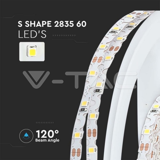 Tira de LED 2835 60 LED´s 4W 12V IP20 4000K 5m - 4