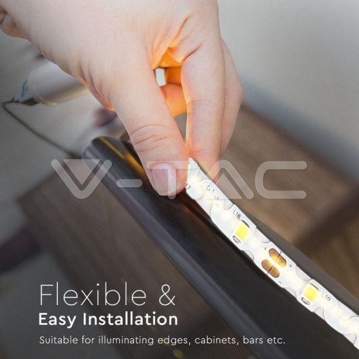 Tira de LED 2835 60 LED´s 4W 12V IP20 4000K 5m - 8