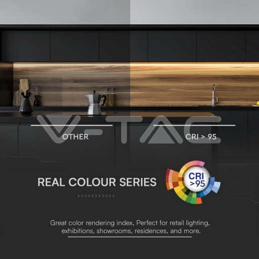 Tira LED 700 LEDS 24V IP20 3000K CRI>95 150lm/W Serie Color Real - 7