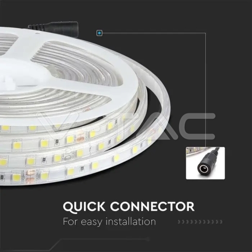 LED Strip 5050 60 LEDs 24V IP65 3000K - 5
