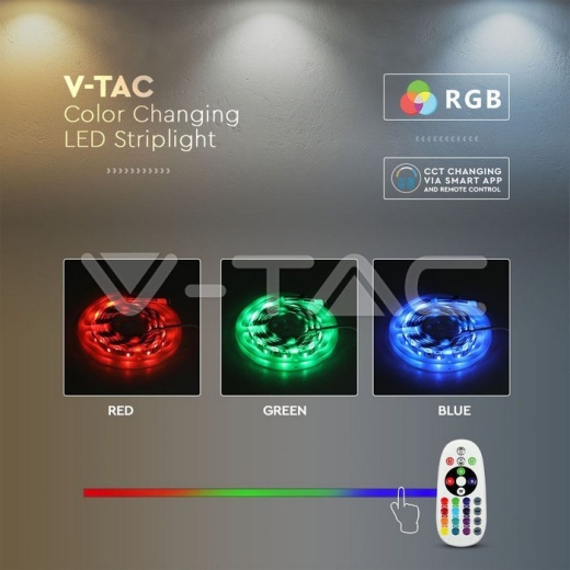 Kit Tira Led 90leds 13W RGB+3IN1 Tuya Smart - 12