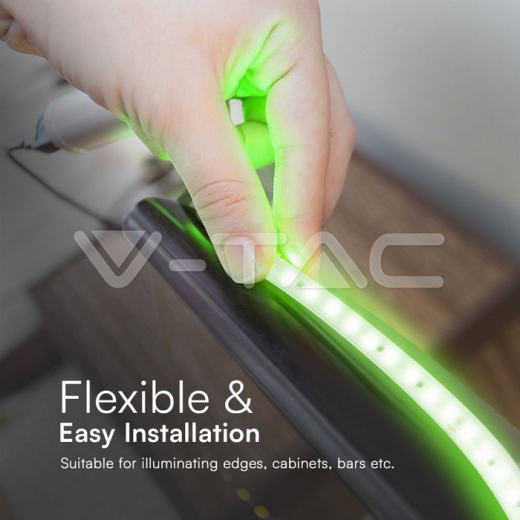 Kit de tiras de luces LED 10W 2835 121 Verde 50m/Kit 220V - 4
