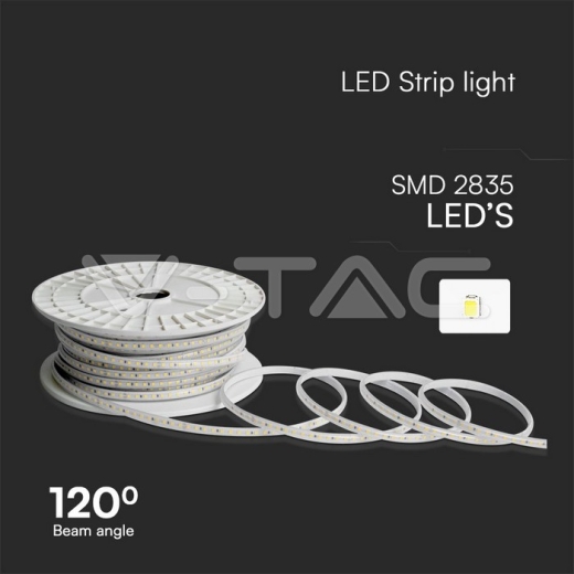LED Strip Light Set 10W 2835 121 3000K 50m/SET 220V - 2