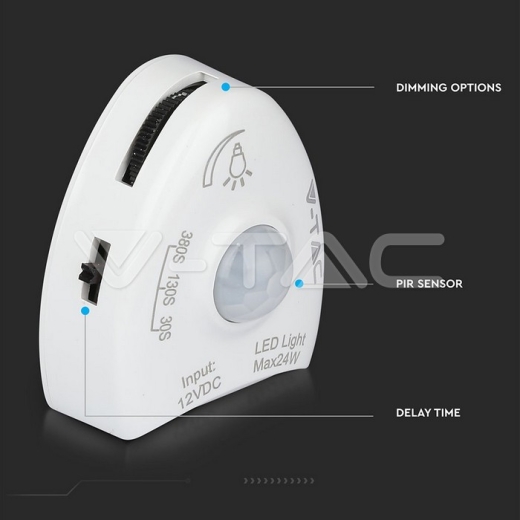 Luz de LED doble para dormitorio con sensor Blanco cálido - 9
