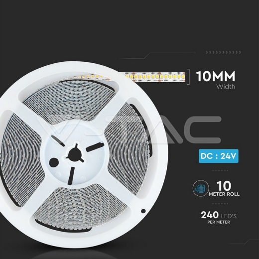 LED Strip SAMSUNG 2835 240 LEDs 24V IP20 3000K CRI95+ - 9