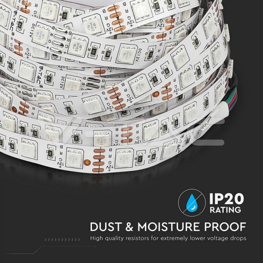 LED Strip RGB Set Light Kit W/Remote 12V IP20 - 9