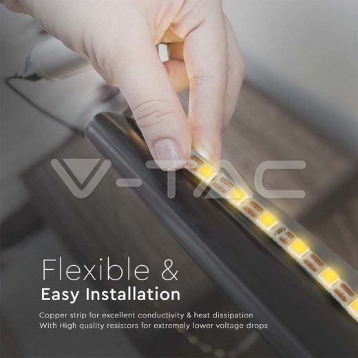 Tira LED SMD 2835 120LED Doble PCB 3mm 4000K 8W/m - 3