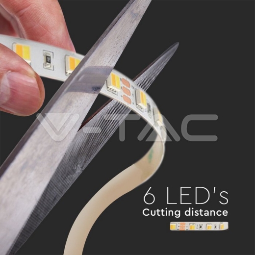Tira LED SMD2835 120 LED 24V IP65 3 en 1 - 6