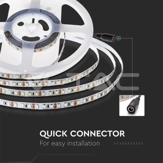 LED Strip SMD2835 120 LEDs 24V IP20 4000K Double PCB 10m Roll - 5