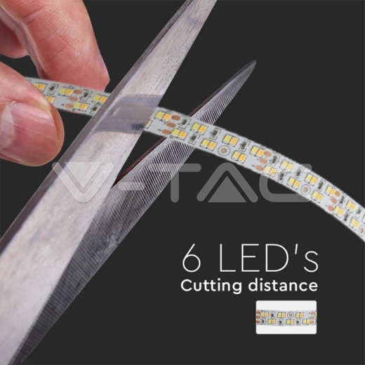 LED Strip SMD 2835 240LED Double PCB IP20 15mm 3in1 21W/m - 2