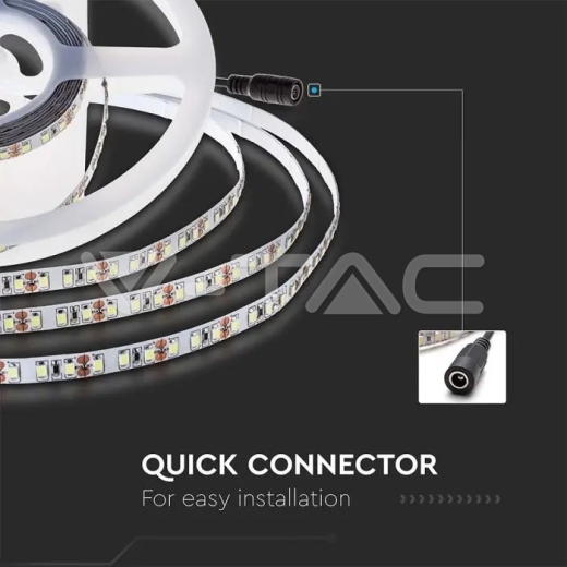 Tira LED SMD2835 126 LEDs 24V IP20 3000K 137 lm/W - 7