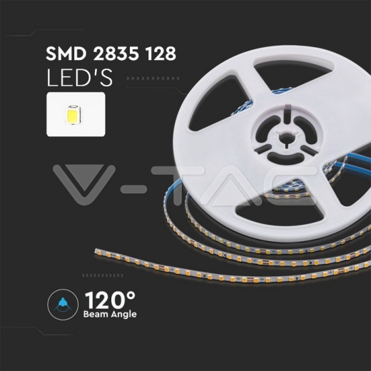 LED Strip SMD2835 128LED 24V IP20 6400K - 4