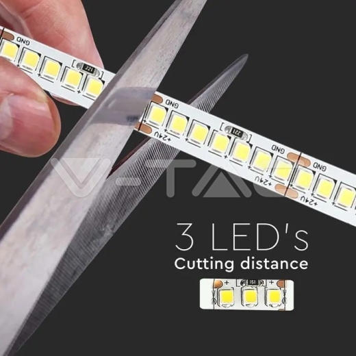 Tira LED SMD2835 238 LEDs 24V IP20 3000K 135 lm/W - 7