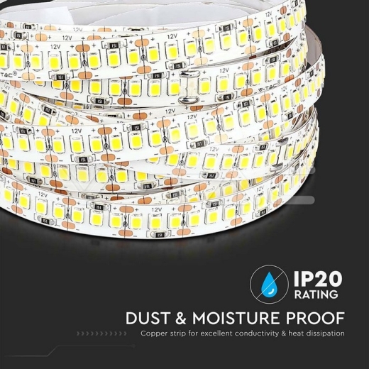 LED Strip SMD2835 204 LEDs 6500K IP20 - 7