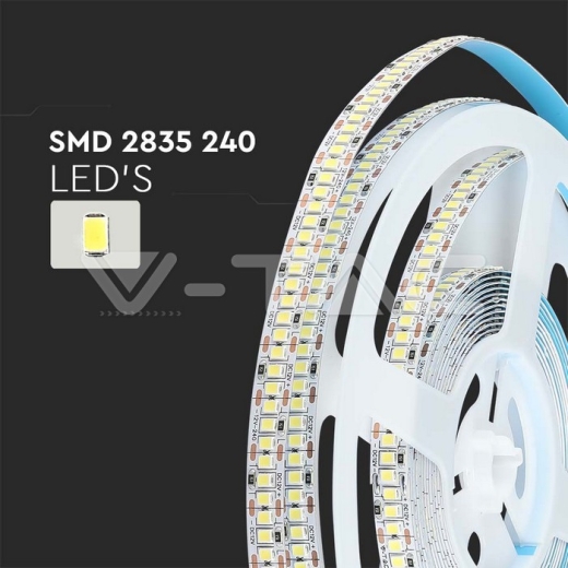 LED Strip SMD2835 240 LEDs High Lumen 4000K IP20 - 8