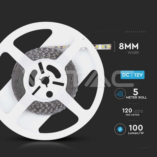 LED Strip SMD3528 120 LEDs High Lumen 6400K IP20 - 9