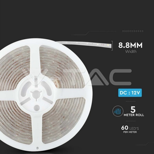 LED Strip SMD3528 60 LEDs 4000K IP65 - 9