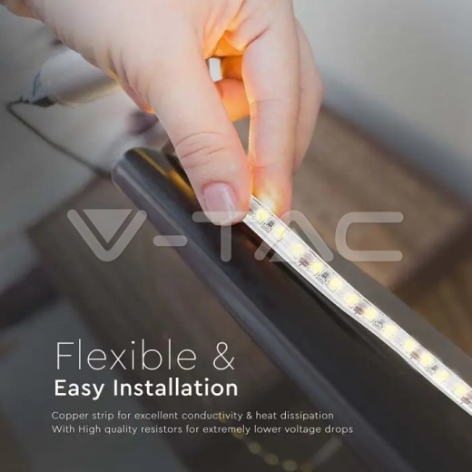 Tira LED SMD3528 120 LEDs 4000K IP65 - 6