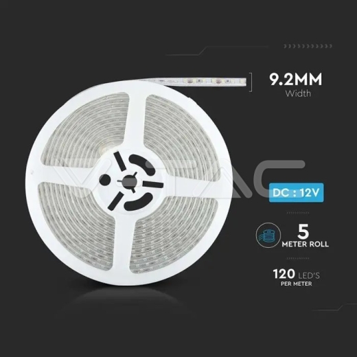 Tira LED SMD3528 120 LEDs 4000K IP65 - 9