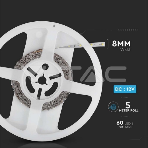 LED Strip SMD3528 60LEDs 6500K IP20 - 9