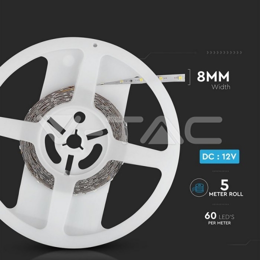 LED Tira SMD3528 - 60 LED Amarrillo No impermeable - 9
