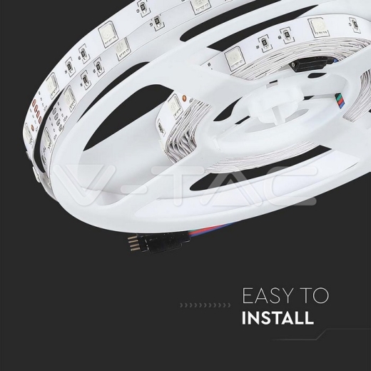 Tira LED SMD5050 30 LEDs RGB IP20 - 8