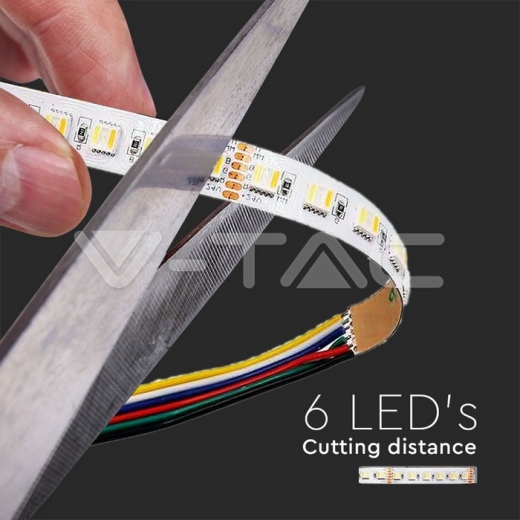 LED Strip SMD5050 60 LED 24V IP65 3 in 1 RGB - 5