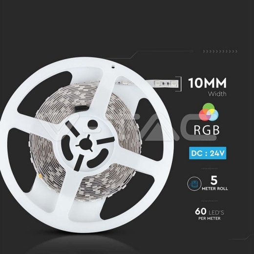 LED Strip SMD5050 60 LEDs 24V RGB IP20 - 9