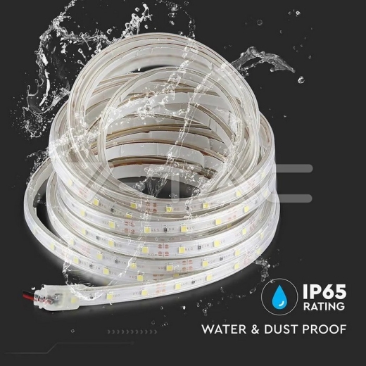 Tira LED SMD3528 60LEDs 6500K IP65 - 7