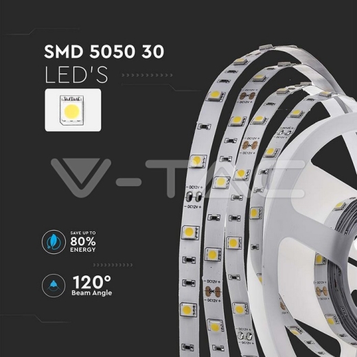 LED Strip SMD5050 30 LEDs 6400K IP20 - 3