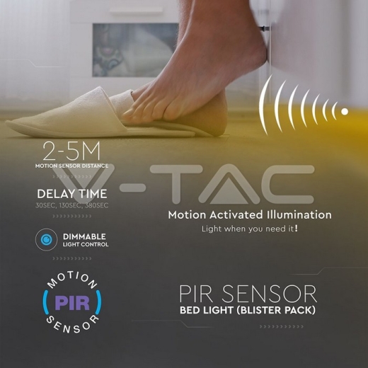 LED Strip with Sensor Single 4500K - 8