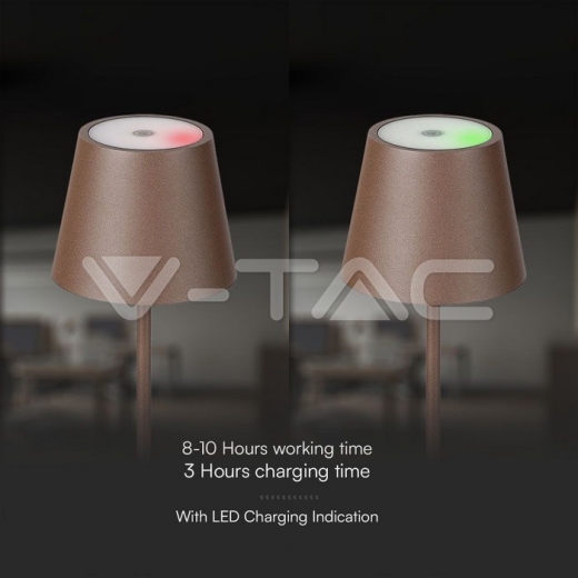 Lámpara de Sobremesa LED 1.5W 3000K IP54 Cuerpo Corten Arena - 11