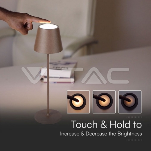 Lámpara de Sobremesa LED 1.5W 3000K IP54 Cuerpo Corten Arena - 9