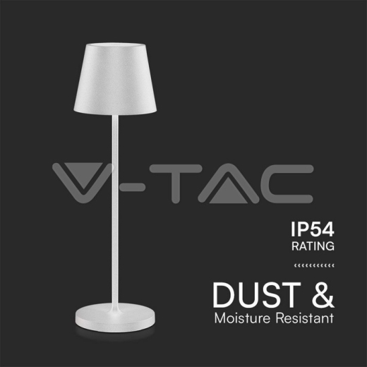 Lámpara de Sobremesa LED 1.5W 3000K IP54 Cuerpo Blanco Arena - 12