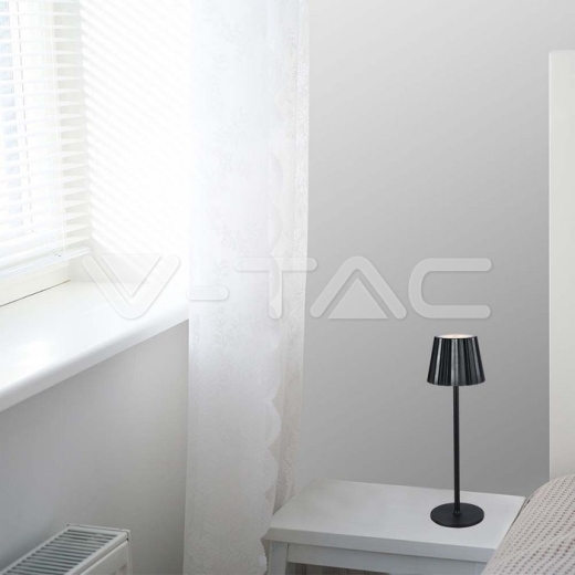 Lámpara de mesa LED 1,5W negra 3 en 1 - 8