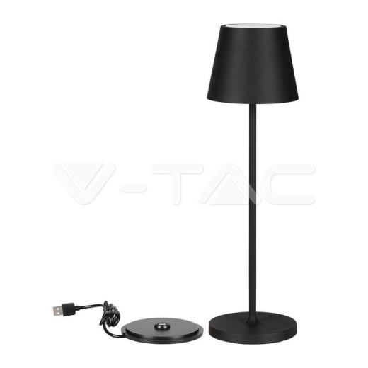 1.5W LED Table Lamp 3000K IP54 Sand Black Body - 3