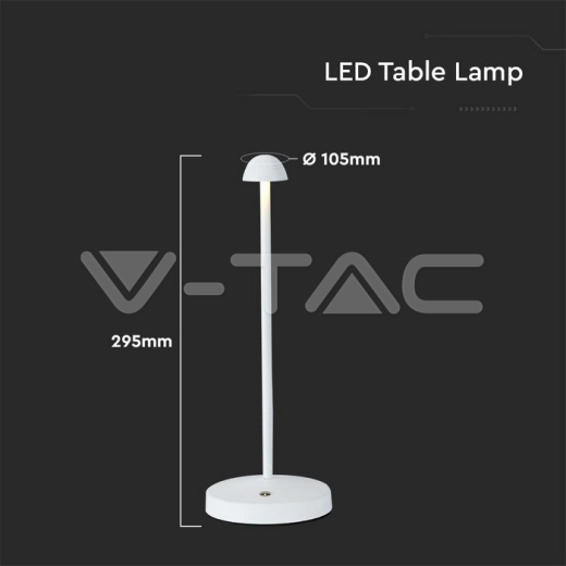 1.6W LED Table Lamp White 3in1 - 5
