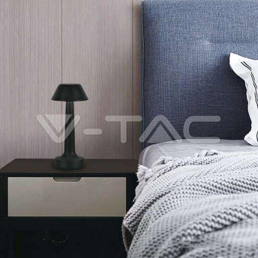 1W LED Table Lamp (D100*230) 3IN1 Black Body - 6