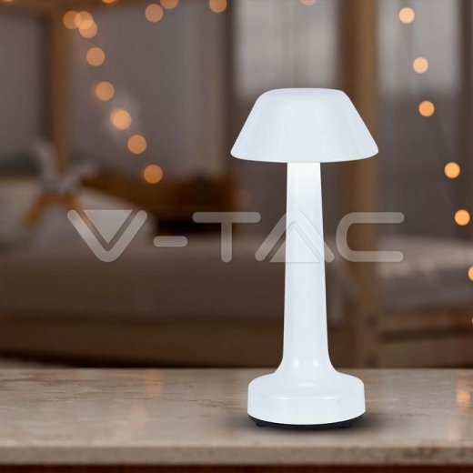 Lámpara de Mesa LED 1W (D100*230) 3IN1 Cuerpo Blanco - 7