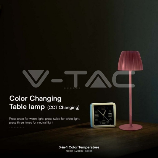 2.7W LED Table Lamp 3 in 1 Brown - 5