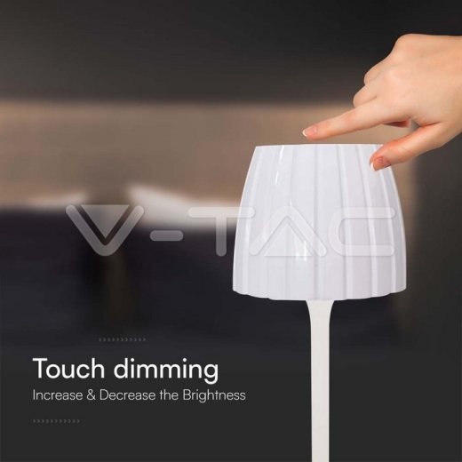 Lámpara de Mesa LED 2.7W 3 en 1 Blanco - 4