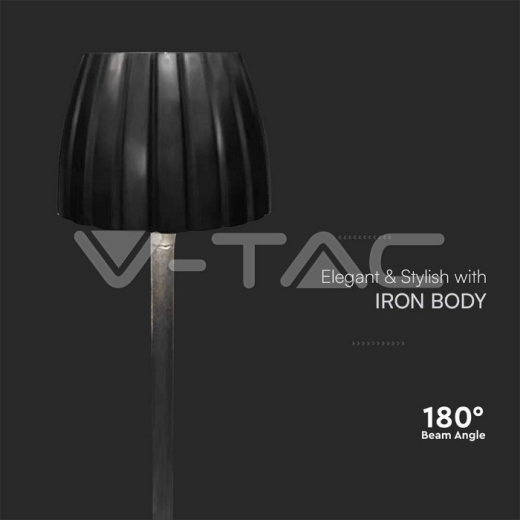 Lámpara de Mesa LED 2.7W 3 en 1 Negra - 3