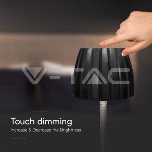 Lámpara de Mesa LED 2.7W 3 en 1 Negra - 4