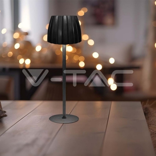 Lámpara de Mesa LED 2.7W 3 en 1 Negra - 9