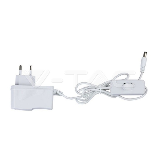 Lámpara de mesa de diseño LED de 20W con cable de enchufe de la UE + interruptor blanco 3000K - 6